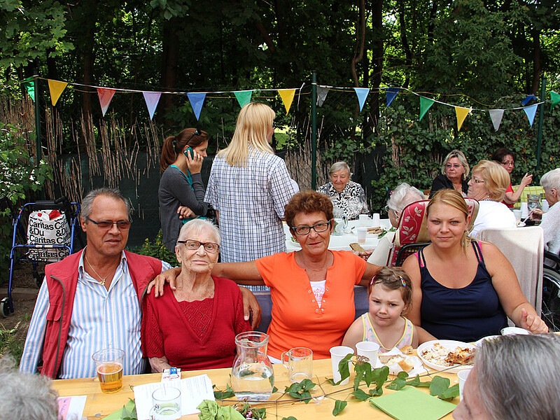 Sommer im Haus St. Barbara Caritas Wien