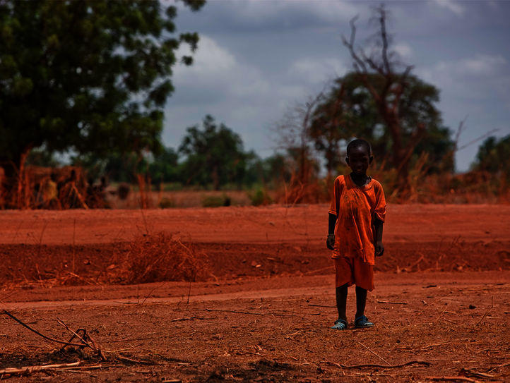 Kind im Südsudan